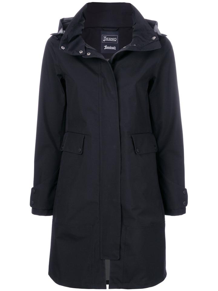 Herno Laminar Raincoat - Blue