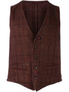 Lardini Checked Waistcoat