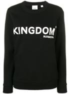 Burberry Kingdom Print Sweatshirt - Black
