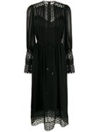 Zimmermann Lace Panel Dress - Black