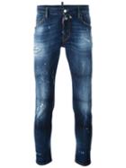 Dsquared2 Skater Jeans, Men's, Size: 46, Blue, Cotton/spandex/elastane/polyester/cotton