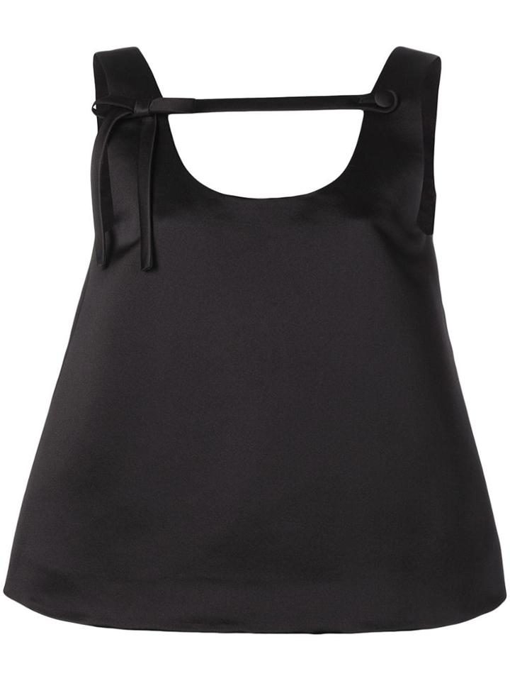 Prada Bow Detail Top - Black