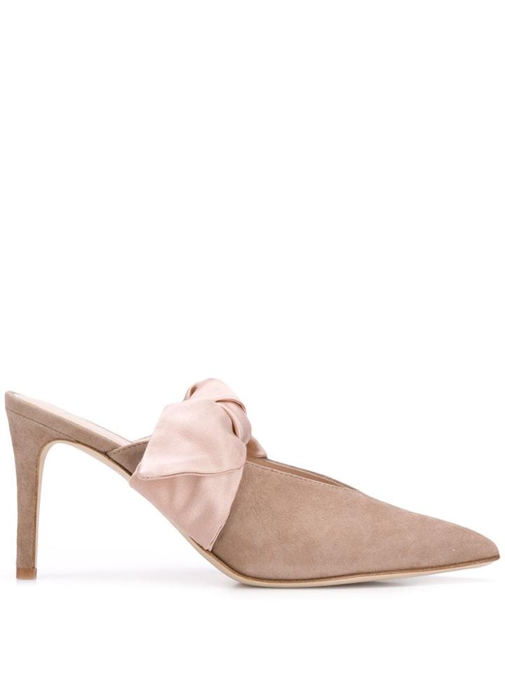 Gia Couture Bandana Girl Mules - Neutrals