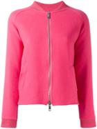 P.a.r.o.s.h. Zip-up Bomber Jacket, Women's, Size: Medium, Pink/purple, Wool