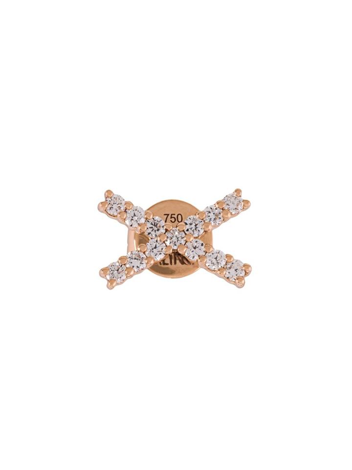 Alinka Katia Diamond Stud Earrings - Metallic