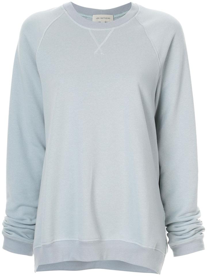 Lee Mathews Crew Neck Sweatshirt - Blue