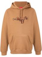 Palace X Toy Uzi Hoodie - Brown