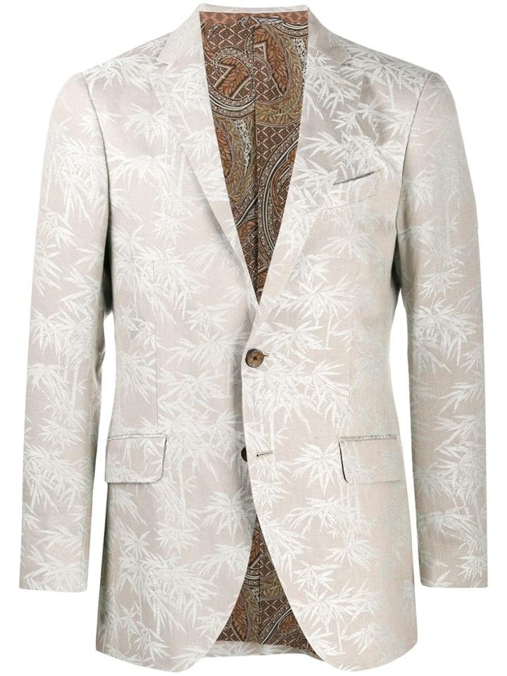 Etro Jacquard Blazer - Neutrals