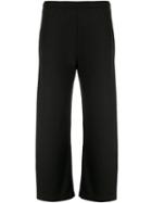 Natori Cropped Wide-leg Trousers - Black