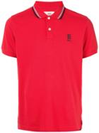 Kent & Curwen Striped Detail Polo Shirt - Red
