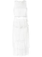 Jonathan Simkhai Layered Dress, Women's, Size: 2, White, Silk