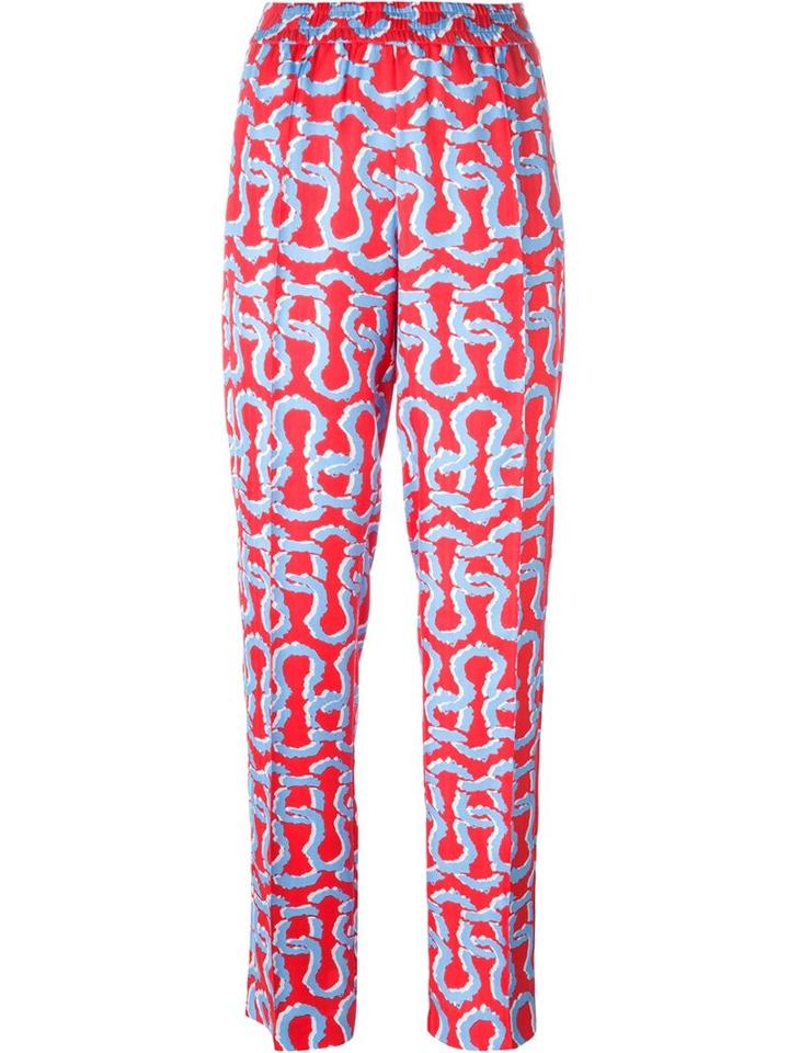 Kenzo Curvy Lines Print Trousers