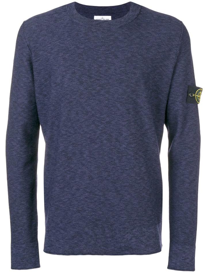Stone Island Fine Knit Sweater - Blue