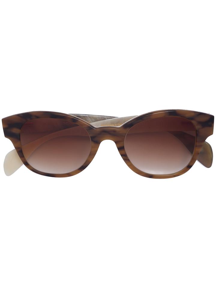 Oscar De La Renta Sabrina Sunglasses - Brown