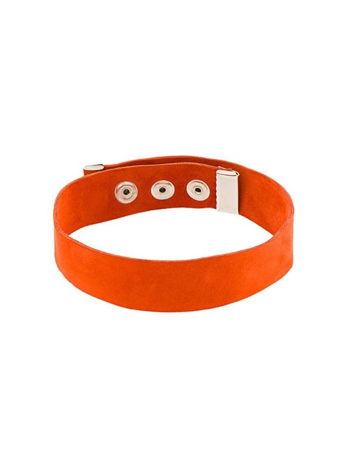 Manokhi Snap Closure Choker - Orange