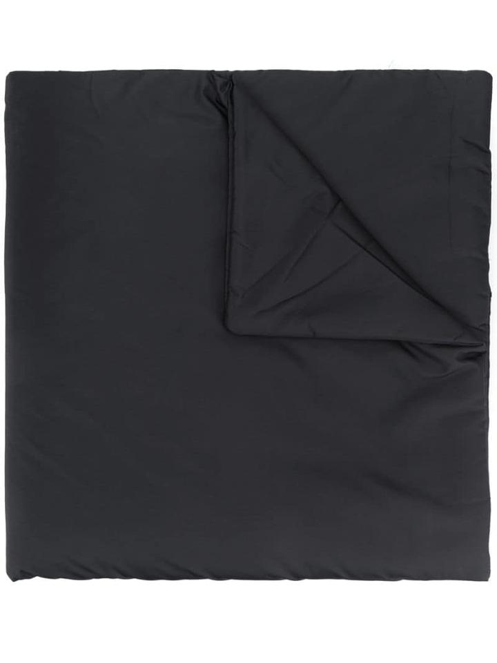 Valentino Logo Padded Stole - Black