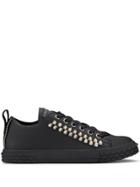 Giuseppe Zanotti Low Top Stud Sneakers - Black