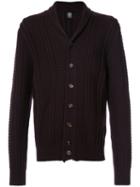Eleventy - V-neck Knitted Cardigan - Men - Virgin Wool - Xl, Red, Virgin Wool