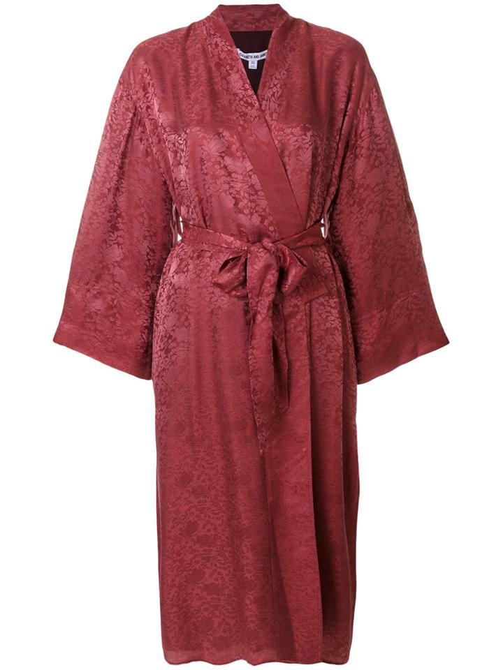 Elizabeth And James Bordeaux Kimono - Red