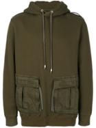 Cy Choi Pocket Detail Hoodie - Green