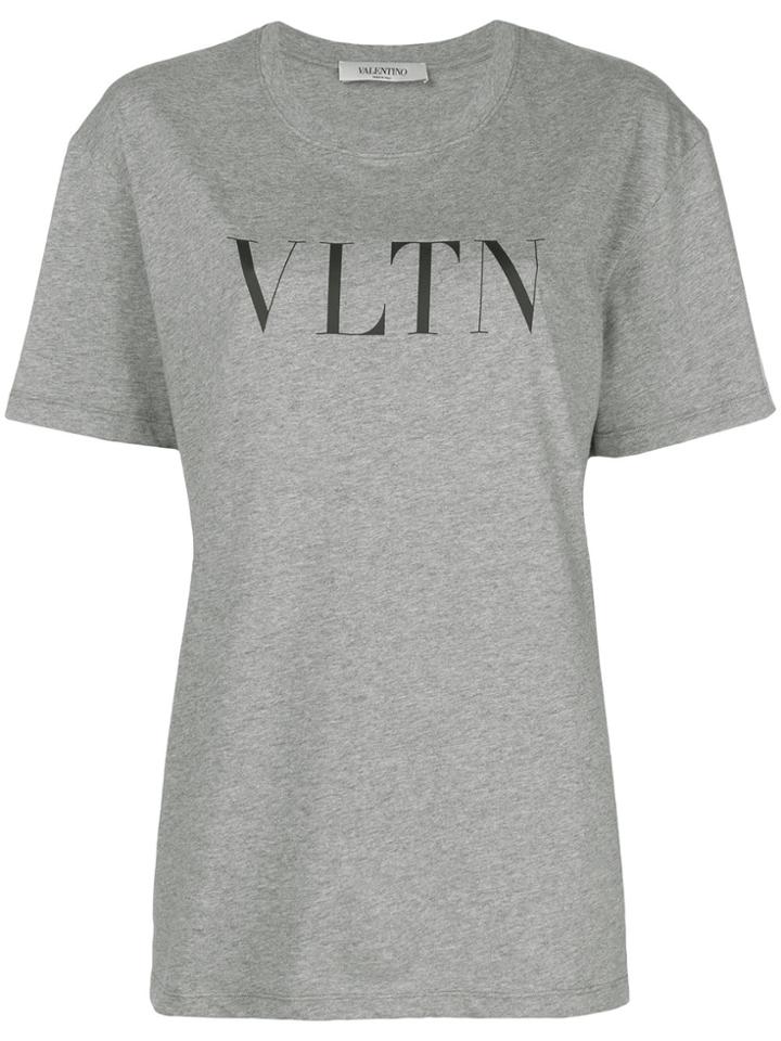 Valentino Logo T-shirt - Grey