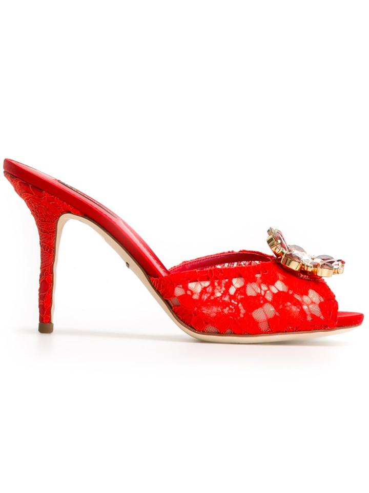 Dolce & Gabbana Keira Sandals - Red