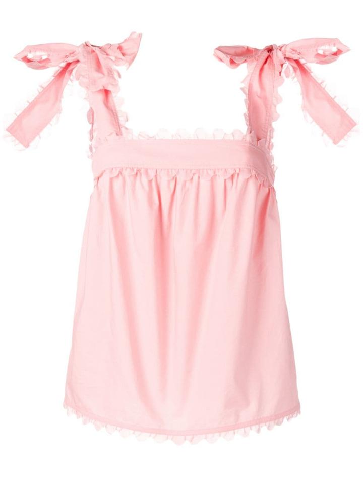 Tory Burch Tied Straps Blouse - Pink