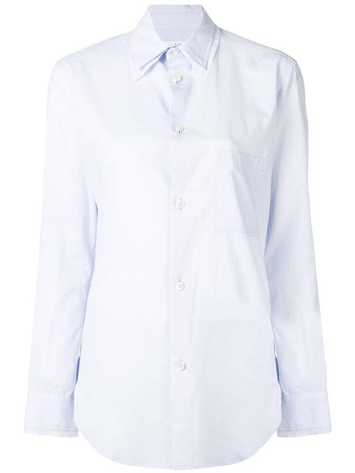 Y's Plain Pocket Shirt - Blue