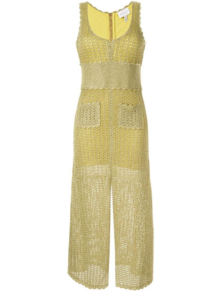 Alice Mccall Coney Island Midi Dress - Yellow