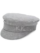 Ruslan Baginskiy Embroidered Logo Peaked Hat - Grey