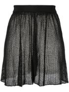 Moeva Tiara Mesh Shorts - Black