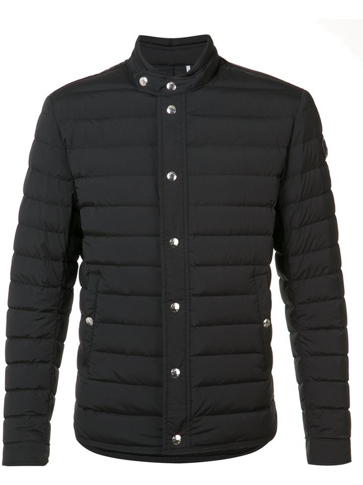 Moncler Satyre Jacket, Men's, Size: 2, Black, Polyamide/spandex/elastane/feather Down/feather
