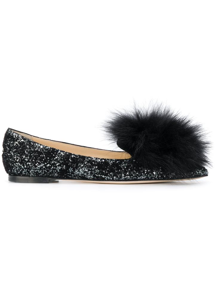 Jimmy Choo Gale Flats - Black