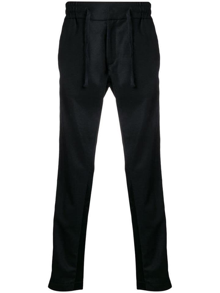 Christian Pellizzari Straight Leg Track Pants - Black