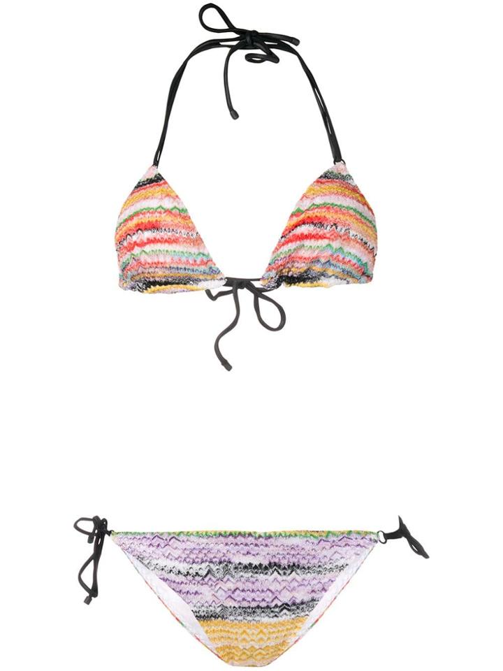 Missoni Triangle Bikini - Yellow