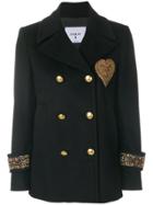 Dondup Double Breasted Military Jacket - Black
