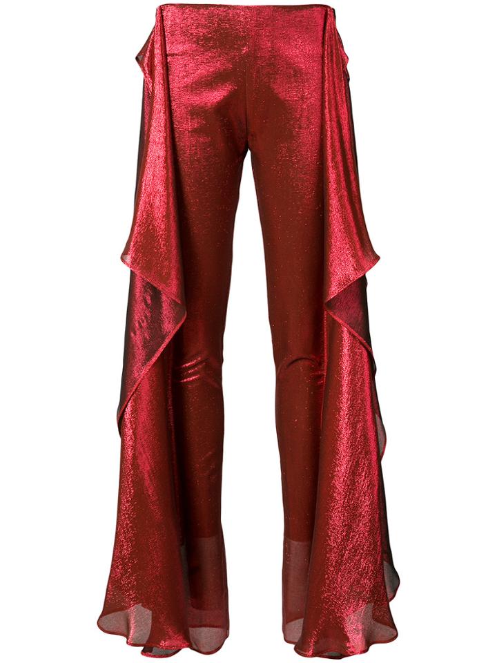 Paula Knorr Draped Trousers - Red
