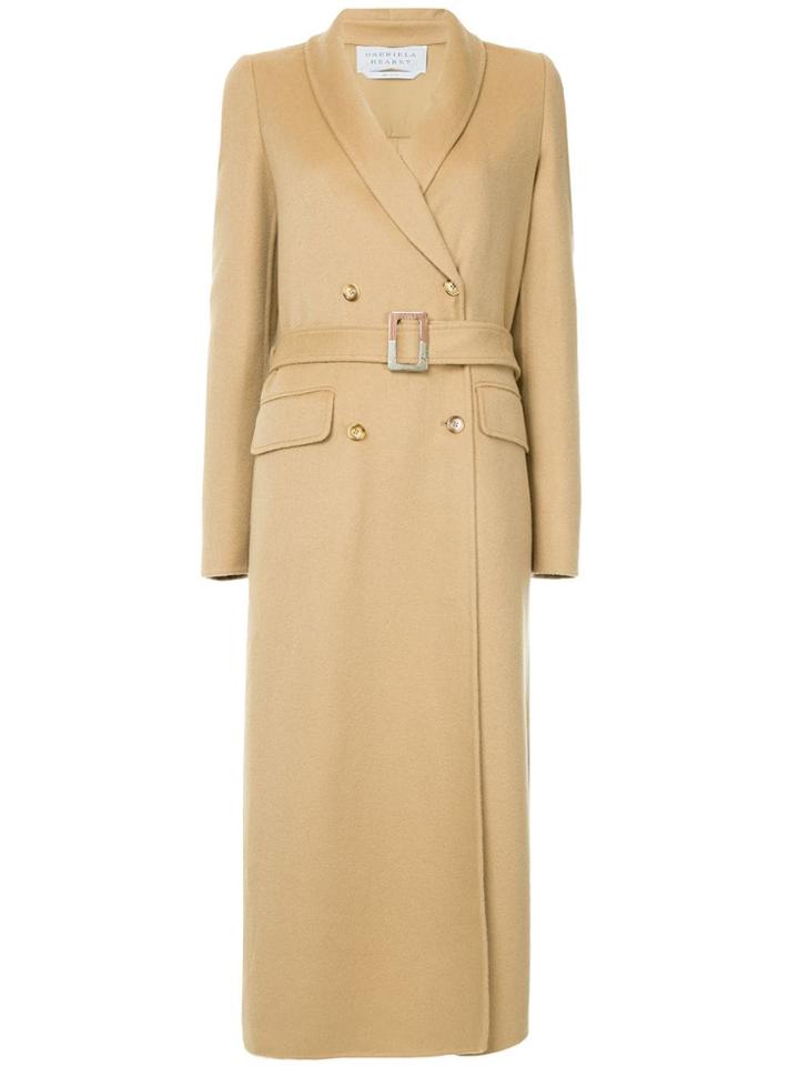 Gabriela Hearst Long Double Breasted Coat - Brown