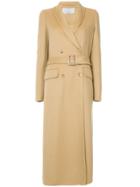 Gabriela Hearst Long Double Breasted Coat - Brown
