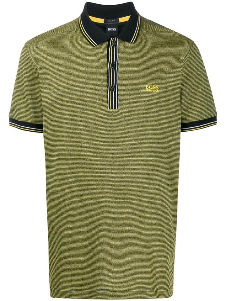 Boss Hugo Boss Short Sleeved Polo Shirt - Yellow