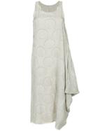 Uma Wang Sleeveless Polka Dot Dress - Grey