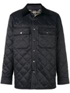 Burberry Diamond Quilted Thermoregulated Overshirt - Black