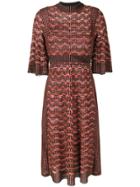 M Missoni Knitted Dress - Pink & Purple