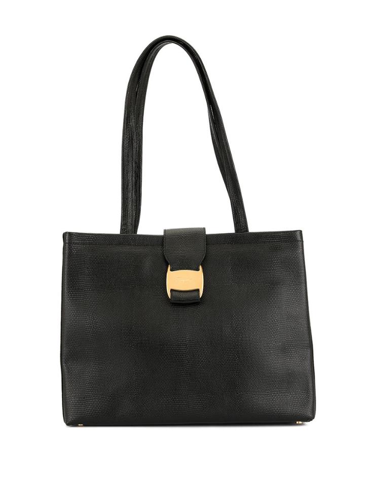 Salvatore Ferragamo Pre-owned Vara Tote Bag - Black