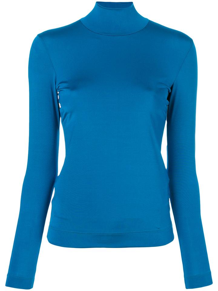 Golden Goose Deluxe Brand Iman Turtleneck Top - Blue