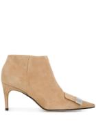 Sergio Rossi Sr1 Ankle Boots - Neutrals