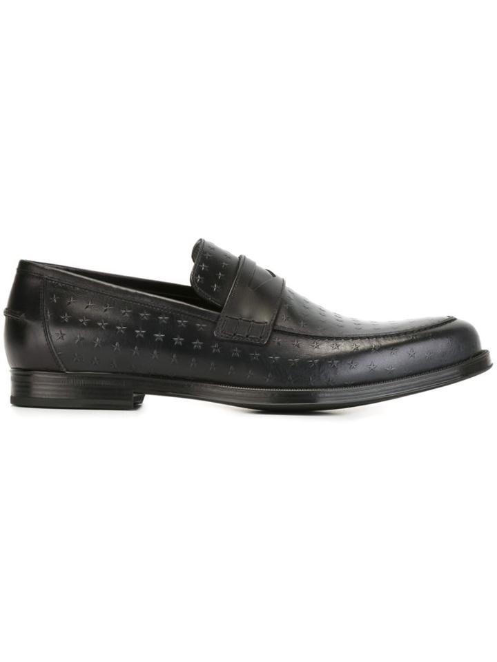Jimmy Choo Darblay Loafers, Men's, Size: 41, Black, Rubber/leather