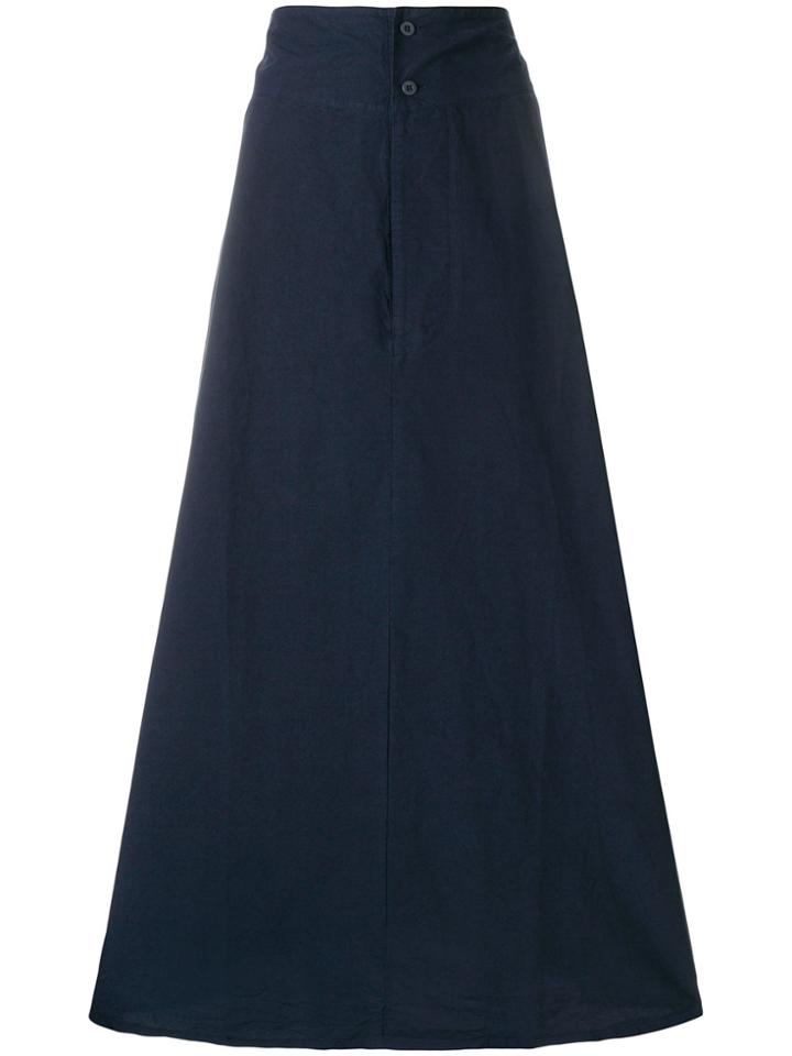 Labo Art A-line Maxi Skirt - Blue