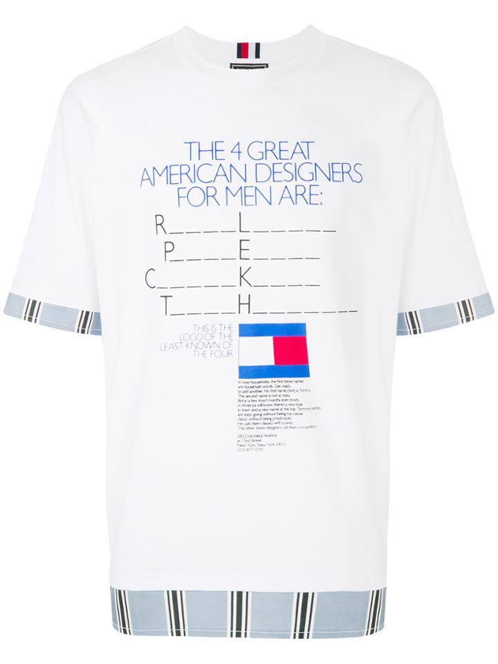 Tommy Hilfiger George Lois Ad T-shirt - White