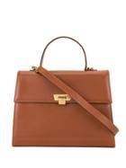 Christian Dior Pre-owned Boxy Clasp 2way Bag - Brown